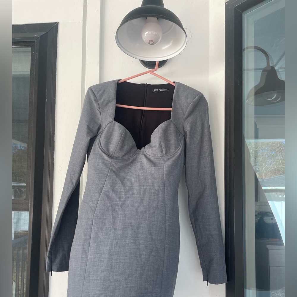 Zara Faux Denim Dress